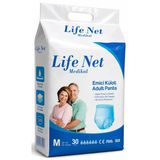 Life Net Medikal Yetişkin Hasta Bezi Külodlu M Beden Yüksek Emici Bez Medium (M) 30 Adet