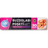 Life Orta Boy Buzdolabı Poşeti 30'lu - Şeffaf