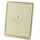 Life Style Metal Fotoğraf Çerçevesi, Altın Rengi, 20x25 cm, Dekoratif, Gümüş Kaplama