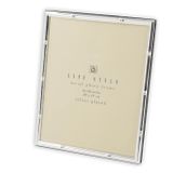Life Style Metal Photo Frame Silver Plated 8x10inch Ev Dekorasyon Gümüş Çerçeve 20x25cm