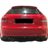 Life Tuning Audi A3 8P S3 2003-2008 2 Kapı Arka Tampon Eki - Difüzör ( Plastik) (Plastik) (Boyasız)
