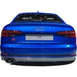 Life Tuning Audi A4 B9 2016 Sonrası S4 Soldan Çift Çıkış Arka Tampon Eki - Difüzör (Plastik)(Boyasız)