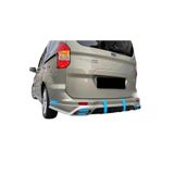 Life Tuning Ford Tourneo Courier Egzoz Görünümlü Arka Tampon Eki (Plastik)(Boyasız)