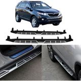 Life Tuning Kia Sorento 2010-2013 Model Arası Yan Basamak Side Step Oem Square Style - Gri - Siyah