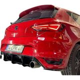 Life Tuning Seat Leon Mk3 Aero Tampon Orta Flapları (Plastik)(Boyasız)