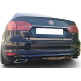 Life Tuning Volkswagen Jetta Makyajsız Egzoz Görünüm Difüzör (Plastik)(Boyasız)