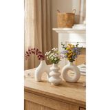 LİFE WHİTE Bohem 3!Lü Minimalist Vazo Seti, Biblo, Çiçek, Vazo, Set, (Ölçülere Dikkat Ediniz)