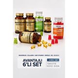 Lifecell Avantajlı 6'lı Set | Magnezyum Kompleks, D3+K2+C, Hair Vitamins, B12 Forte, Pro Collagen Skin Bloom, Pro-Omega3 | Takviye Edici Gıda