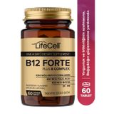 Lifecell Vitamin B12 1000 Mcg Metilkobalamin B Kompleks 60 Çiğneme Tablet