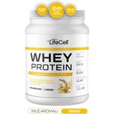 Lifecell WHEY PROTEİN TOZU | MUZ AROMALI | 33 SERVİS - 1000g