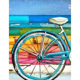 Lifecycles Notebook: Bicycle Art by Danny Phillips, Composition book, wide-ruled lining, 8.5 x 11 inches (Inspired Notebooks)
