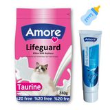 Lifeguard 240Gr Yavru Kedi Sut Tozu, Anti-Hairball Kedi Tuy Yumagi Onleyici 100Ml Malt-Pasta, Biberon