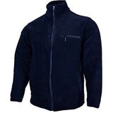 Lifeguard Büyük Beden Lacivert Fermuarlı Polar Sweatshirt Uzun Kollu Polyester Erkek Kullanımı İçin - 7XL