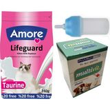 Lifeguard Yavru Kedi Süt Tozu 240GR + Biberon + Multivitamin - 240 Gr + Vitamin + Biberon
