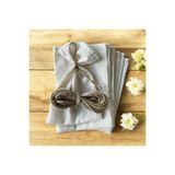 LİFENES 50'li Çok Amaçlı Bez Keten Kese 10x15 cm - Jüt İpli Nikah, Düğün, Lavanta, Takı, Sabun, Mum Kesesi