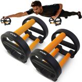 LifeTech Ab Tekerlek Silindiri Seti, Push-Up Barlı Push Up Tekerlek, Abs Egzersizi için Push Up Tekerlek, Çok Fonksiyonlu Karın Egzersiz Silindiri Ev Spor Salonu Ekipmanları Çekirdek Kuvvet Egzersizi (Bir Çif