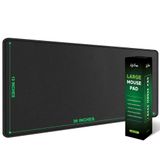 LifeTrim Ekstra Büyük Mouse Pad Oyun 36" x 13" Genişletilmiş Klavye Mat Tam Masa Örtüsü Büyük Boy Mouse Pad XL Masa Koruyucu Mat Dev Kalın Siyah Oyun Mouse Pad XXL Mousepad Büyük Masa Paspasları