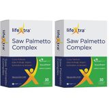 Lifextra Saw Palmetto Complex 30 Yumuşak Kapsül Cüce Palmiye Sakız Kabağı Isırgan Sülforafan Likopen (2 paketi)