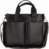 Lifonbag Kadın Çok Bölmeli Çapraz Askılı Shopper Casual Çanta LF4401 - Siyah