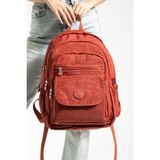 Lifonbag Okul Çantası Büyük Boy Çok Bölmeli LF5043 - Kırmızı