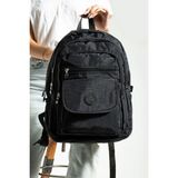 Lifonbag Okul Çantası Büyük Boy Çok Bölmeli LF5043 - Siyah