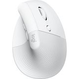 Lift Kablosuz Ergonomik Dikey Mouse, 57 Dikey Açı, 4000 Dpı, Sessiz, Küçük ve Orta Eller Için, Bluetooth, Logi Bolt USB Alıcı, 24 Ay Pil Ömrü, Beyaz