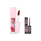 Lifter Plump Dudak Parlatıcısı 006 Hot Chili ve Mini Lash Sensational Sky High Cosmic Black Maskara Makyaj Seti