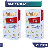 Lifylact Damla 10 ml , Probiyotik, Prebiyotik, Gaz Damlası , 2'li Süper Avantaj - Portakal