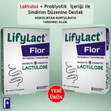 Lifylact Flor , Probiyotik Kapsül , Prebiyotik , Laktuloz 2'li Avantaj Paket - --