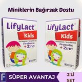 Lifylact Kids Probiyotik - Prebiyotik Saşe – Çinko 2'li Set - Muz