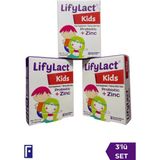 LifyLact Kids Probiyotik - Prebiyotik Saşe - Çinko 3'lü Set - Muz