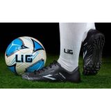 Lig Meteor 10 Siyah Halı Saha Krampon Erkek Spor Ayakkabısı Yetişkinler İçin PVC Malzeme