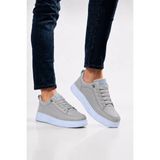 Liger Akıllı Bağcık Hafif Comfort Taban Günlük Erkek Sneaker Ayakkabı Kum