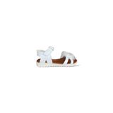 Liger Cırtlı Peluş Fiyonklu Kız Çocuk Sandalet BEYAZ 9066