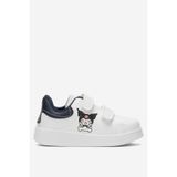Liger Çocuk Kuromi Baskılı Cırtlı Unisex Spor Ayakkabı BEYAZ - LACİVERT 9123