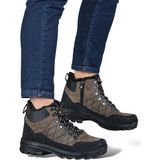 Liger Erkek İçi Kürklü Fermuarlı Trekking Outdoor Bot KAHVERENGİ - Kahverengi