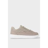 Liger Erkek Keten Gabardin Kumaş Günlük Sneaker Ayakkabı BEJ