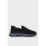 Liger Erkek Nefes Alabilen Triko Sneaker Ayakkabı Siyah