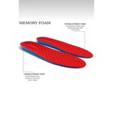 Liger Memory Foam Ayakkabı Tabanlığı Ortopedik Spor Düz Tabanlık Topuk Dikeni Boy Yükseltici KIRMIZI