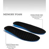 Liger Memory Foam Ayakkabı Tabanlığı Ortopedik Spor Düz Tabanlık Topuk Dikeni Boy Yükseltici Siyah - 46