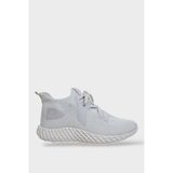 Liger Triko Örme Sneaker Spor Ayakkabı Siyah - Beyaz - Gri