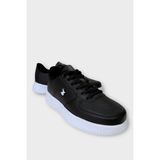 Liger Unisex Airforce Spor Sneaker Ayakkabı Siyah - Beyaz Hafızalı İç Taban ile Konfor