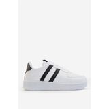 Liger Unisex Bağcıklı GünlükSpor Sneaker Ayakkabı SİYAH - BEYAZ - Siyah - Beyaz