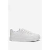 Liger Unisex Bağcıklı Spor Sneaker Ayakkabı BEYAZ - BEYAZ