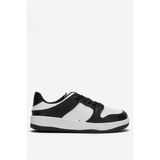 Liger Unisex Bağcıklı Spor Sneaker Ayakkabı BEYAZ - SİYAH - Beyaz - Siyah