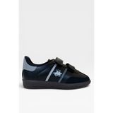 Liger Unisex Cırtlı Rahat Hafif Çocuk Spor Ayakkabı SİYAH 9250