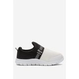 Liger Unisex Lastilkli Hafif Airfle Çocuk Spor Ayakkabı SİYAH - BEYAZ - Siyah - Beyaz