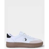 Liger Unisex Rahat Hafif Termo Taban Kadın Sneaker Ayakkabı Siyah - Beyaz
