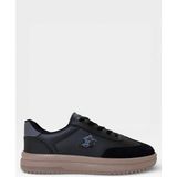 Liger Unisex Rahat Hafif Termo Taban Kadın Sneaker Ayakkabı Siyah