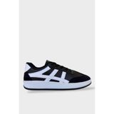 Liger Unisex Yanı Şeritli Bağcıklı Günlük Spor Ayakkabı SİYAH - BEYAZ 7690